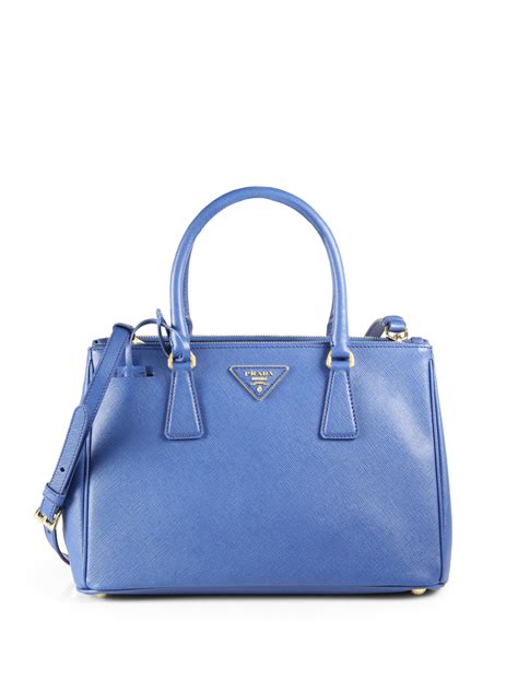 prada saffiano small blue no prada pattern inside|Prada handbags online.